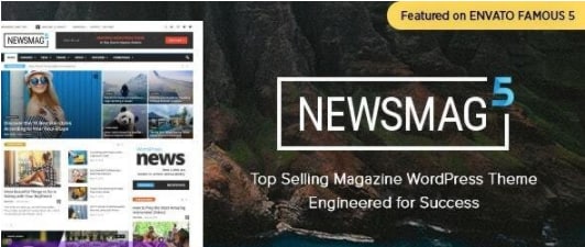 NEWSMAG 5 - TOP SELLING WORDPRESS THEME